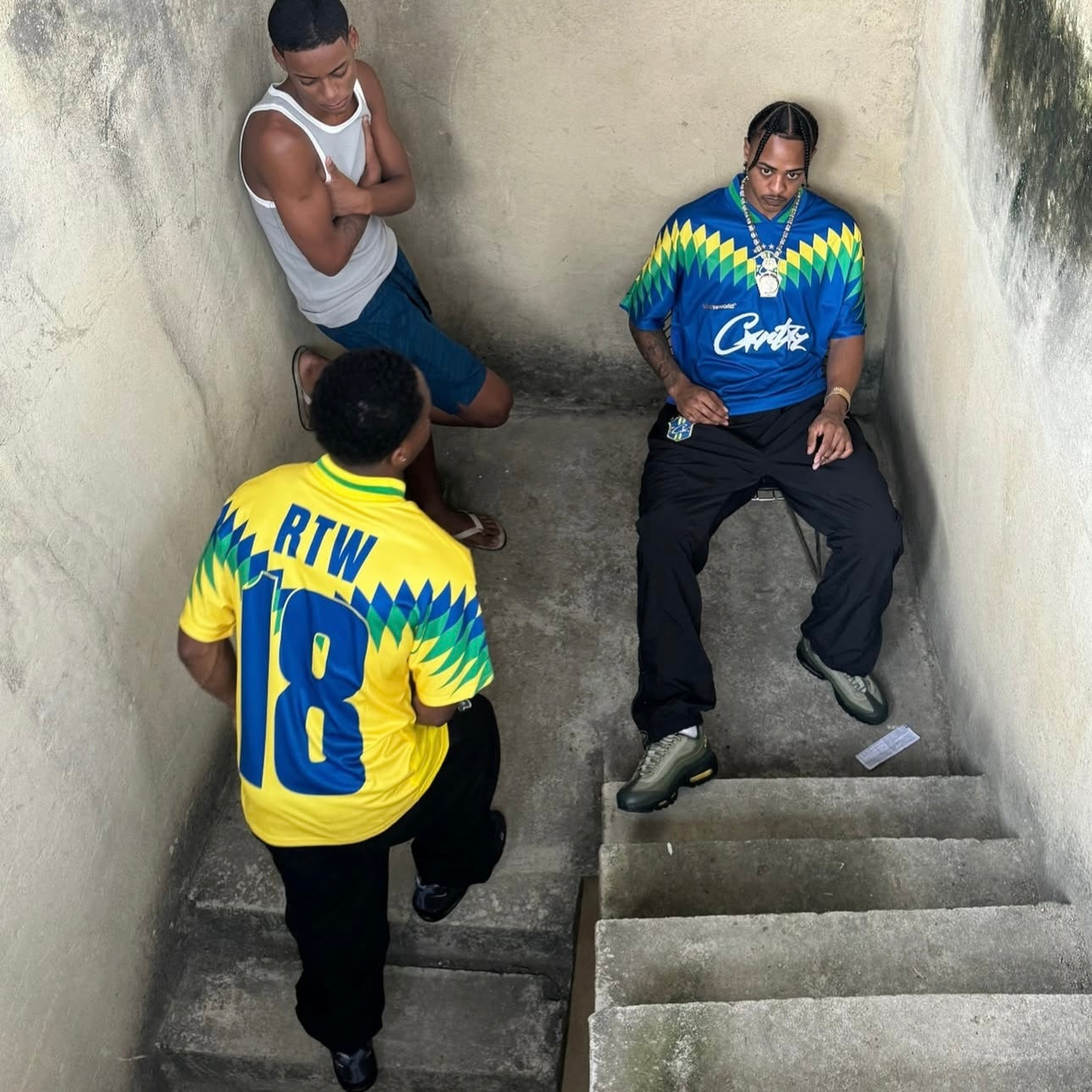 Camiseta Corteiz "Brasil Jersey"