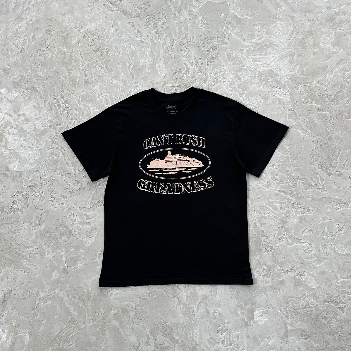 Camiseta Central cee x Corteiz "Cant Rush the Greatness"
