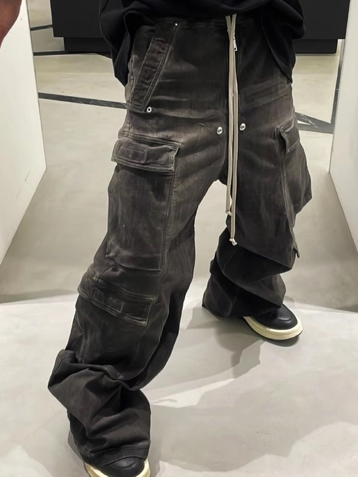 Calça Cargo Rick Owens Multi Pockets (no tags)