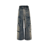Calça Cargo Rick Owens Multi Pockets Jeans (no tags)