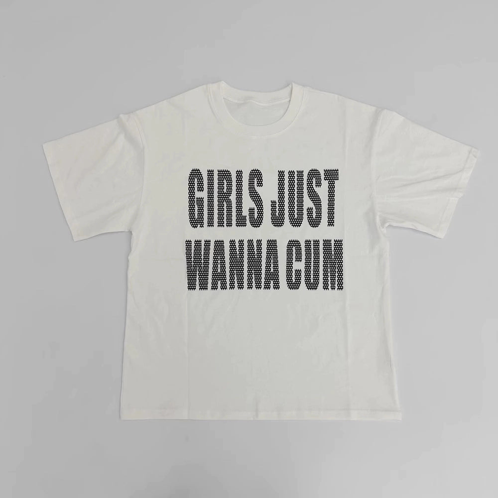 Camiseta "Ken Carson Girls Just Wanna Cum"