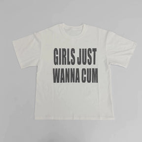 Camiseta "Ken Carson Girls Just Wanna Cum"